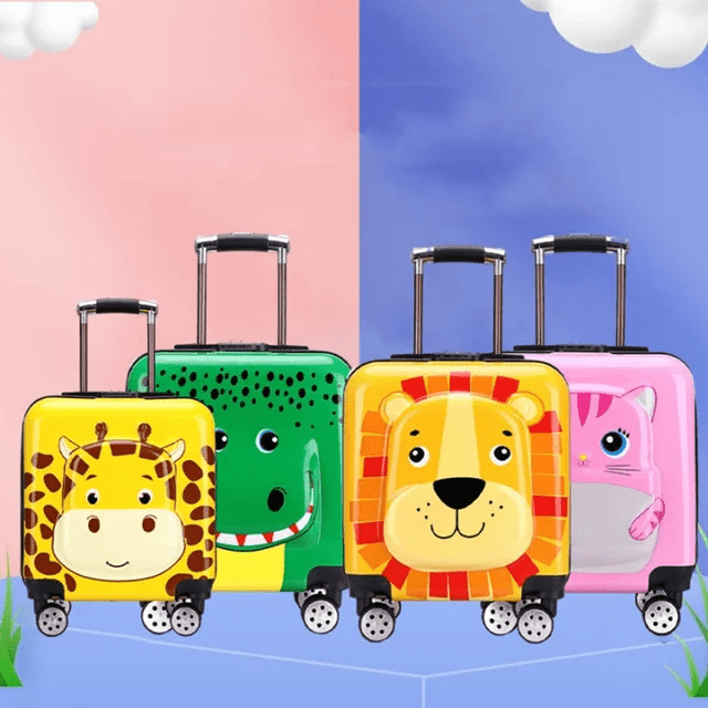 rolling suitcase kids suitcase set