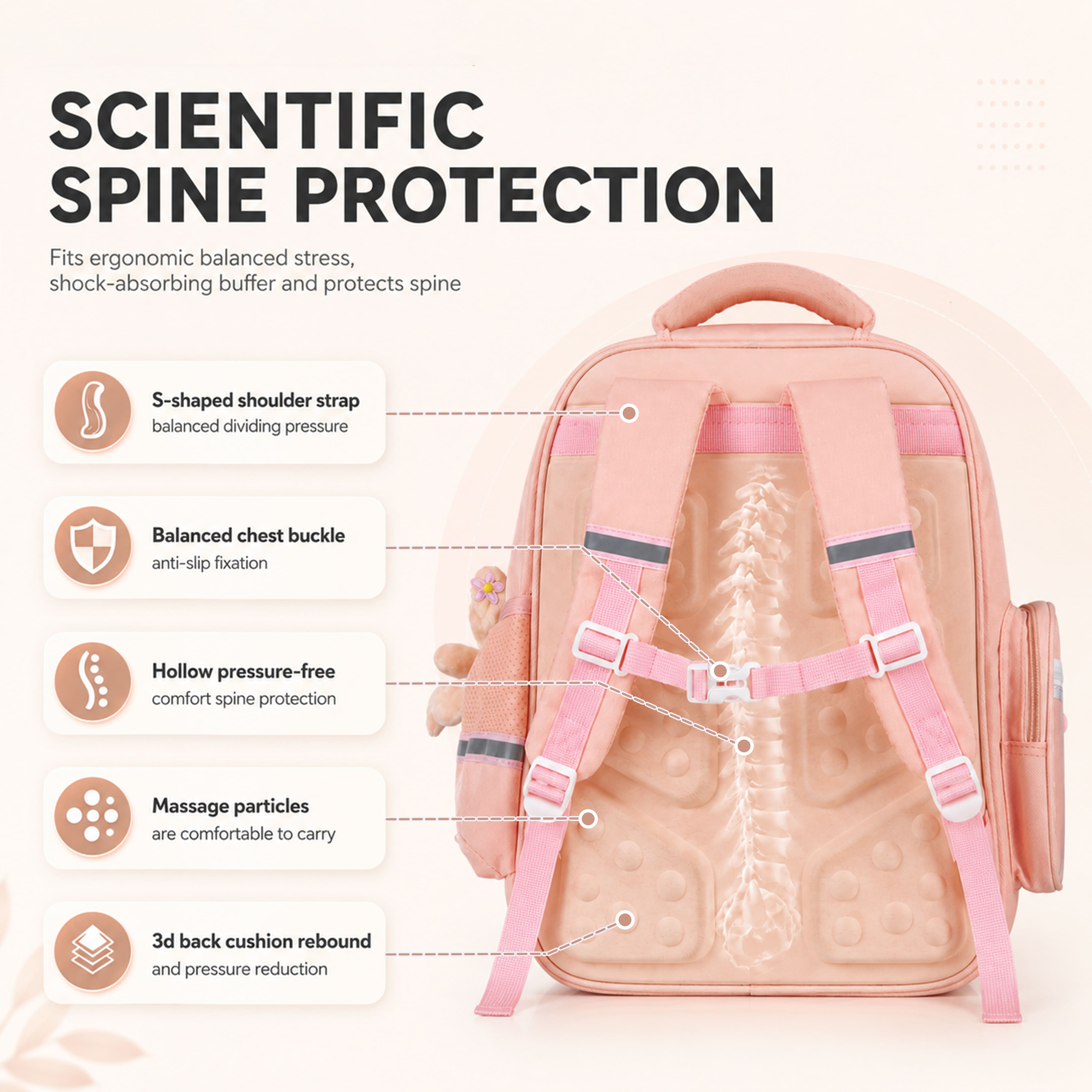 Buy MyneeMoe Brainy Bundle Elite Kids Backpack – Durable, Stylish & Spacious School Bag (Pink) - School Bag at MyneeMoe Online In India