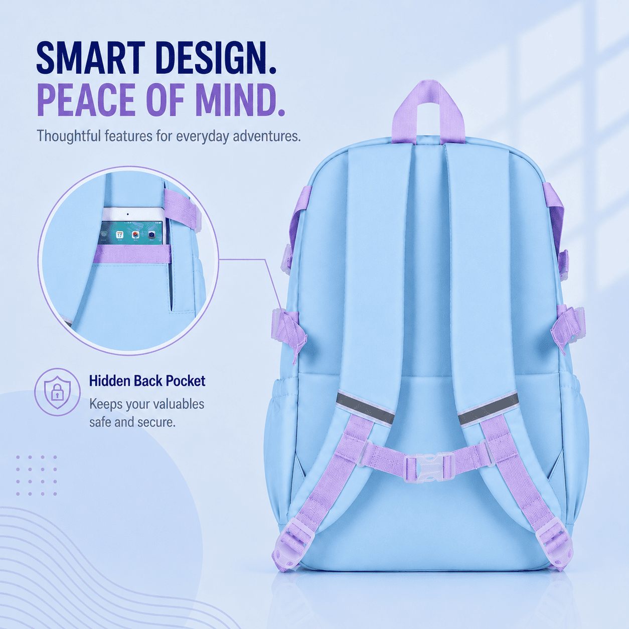 Buy MyneeMoe Soft Pastel Bunny Girls Backpack – Durable, Stylish & Spacious School Bag (Age 7-11Y) - School Bag at MyneeMoe Online In India