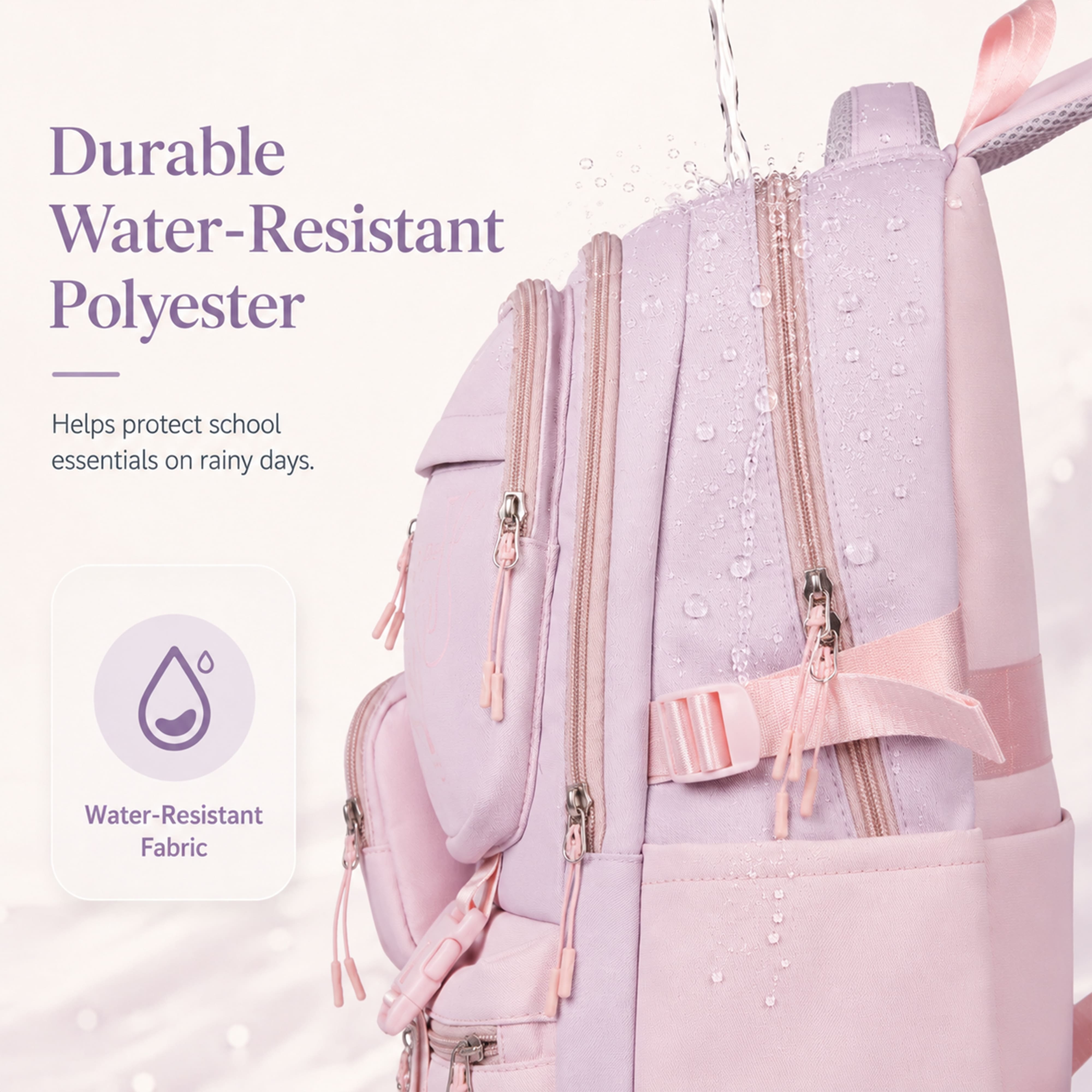 Buy MyneeMoe CampusPro Kids Backpack – Durable, Stylish & Spacious School Bag (Purple) - at MyneeMoe Online In India