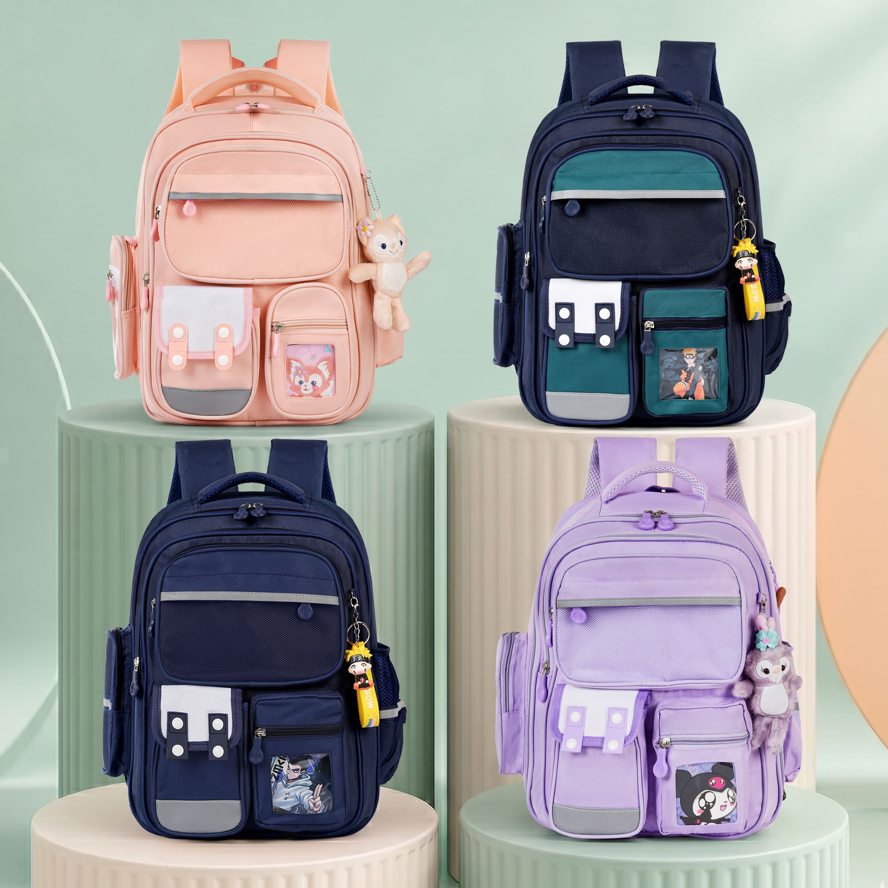 Brainy Bundle Elite Kids Backpack – Durable, Stylish & Spacious School Bag (Age 5-10Y)