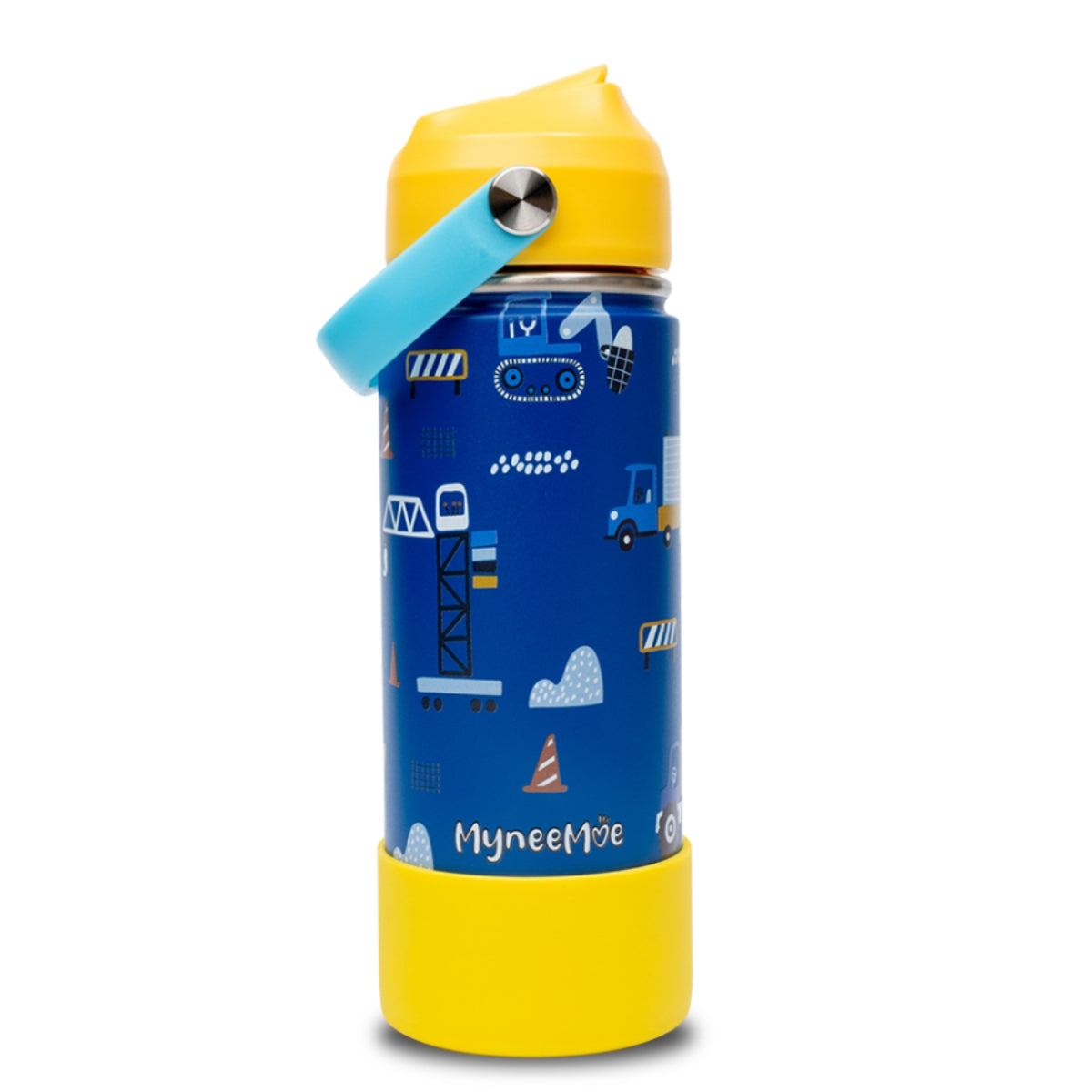 Buy MyneeMoe MyneeMoe Zippy 550ml Steel Water Bottle for Kids – Perfect for School & Travel Busy City - Water Bottle at MyneeMoe Online In India