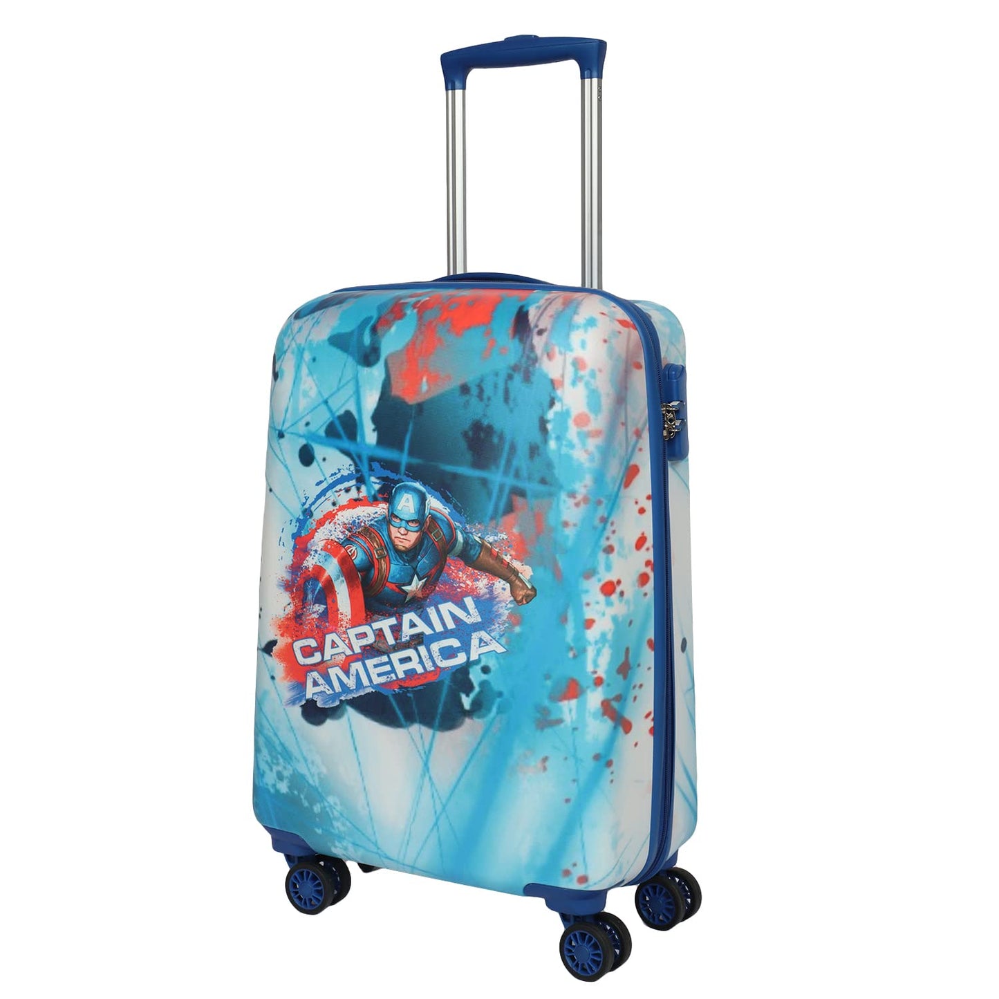Buy Marvel Captain America Kids Travel Trolley Bag by Marvel – Stylish & Functional Rolling Suitcase - Kids Suitcase at Marvel Online In India