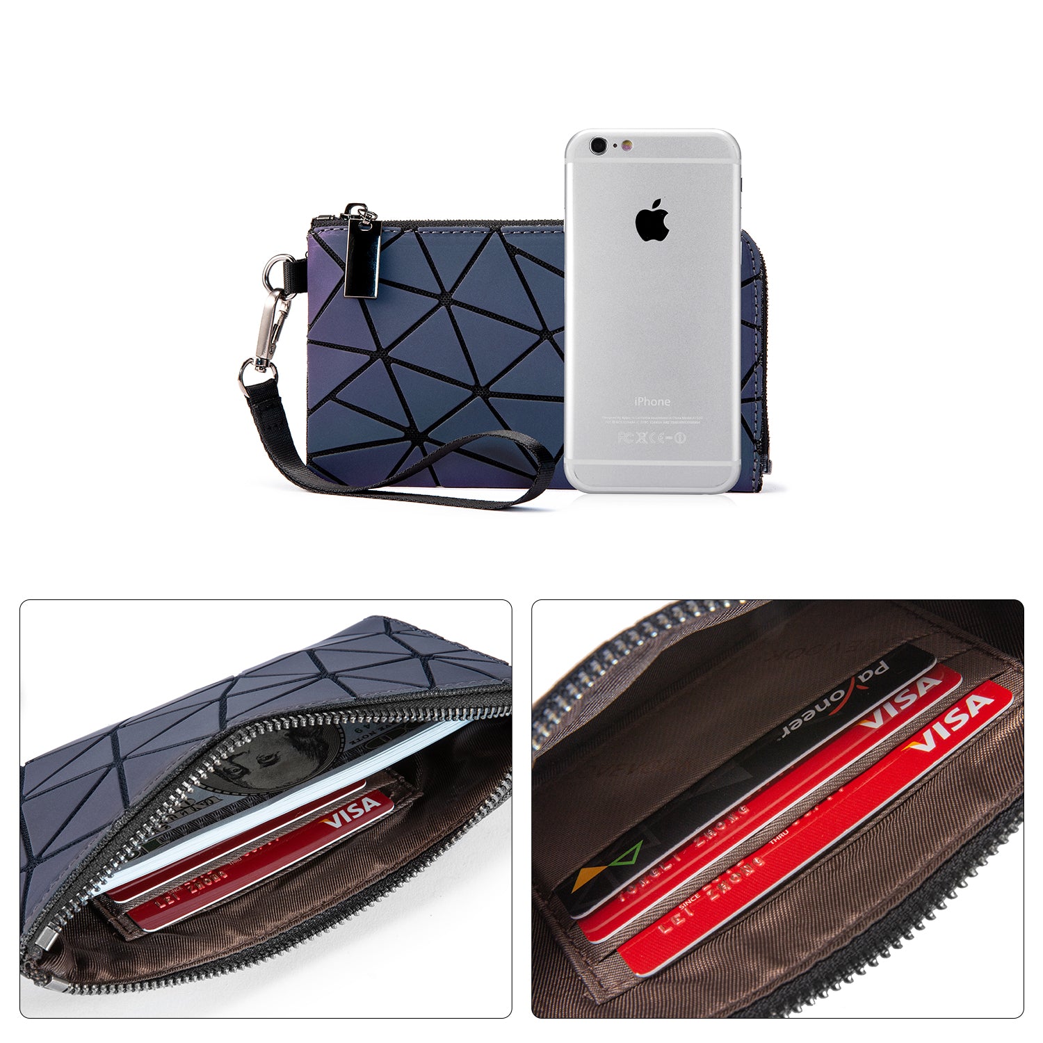 Buy MyneeMoe Lovevook Women's 3-Piece Handbag Set - Chic Geometric Design with Backpack and Wallet - Travel & Tote Bags at MyneeMoe Online In India