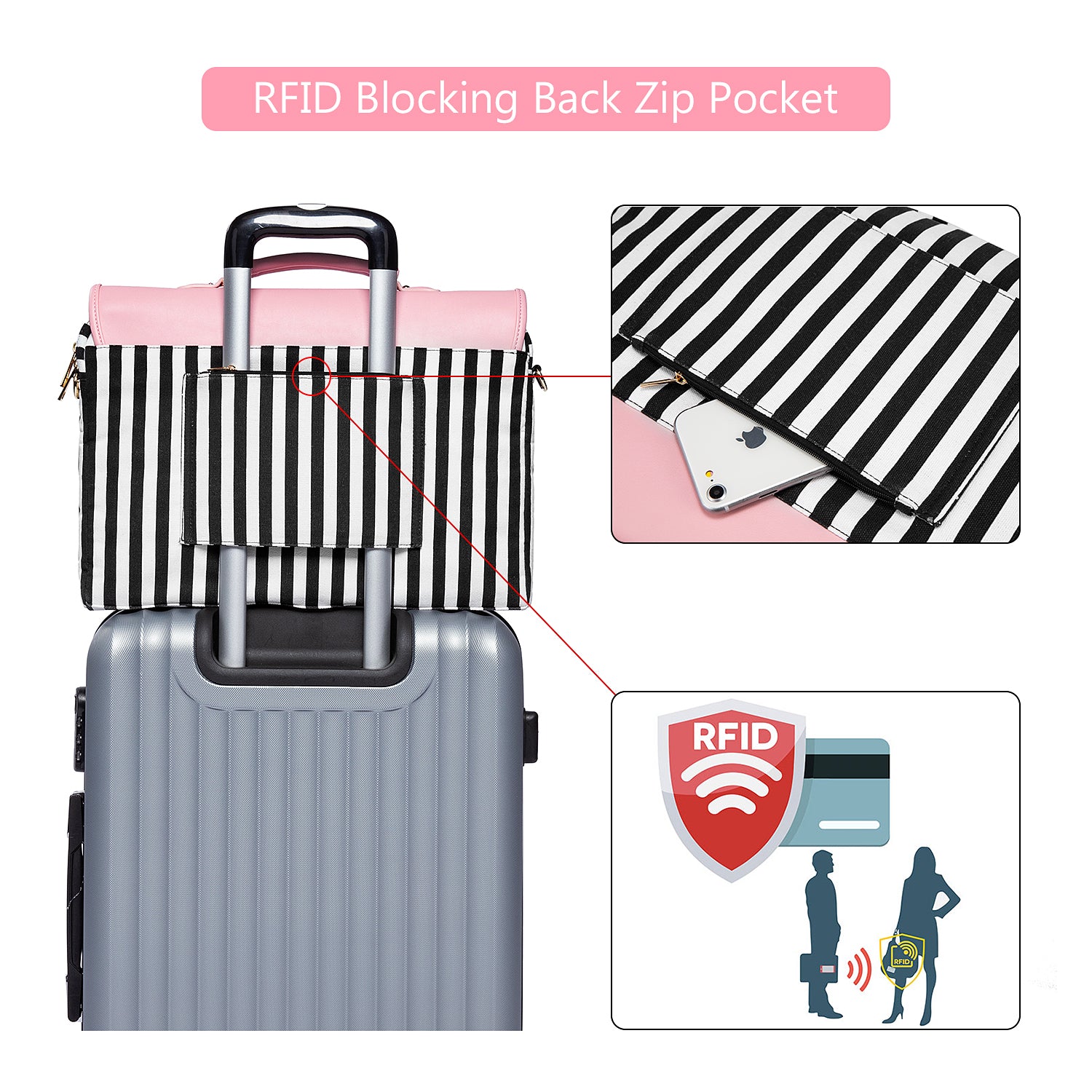 Buy MyneeMoe Lovevook Women's Laptop Bag Pink - Elegant Design with Multiple Compartments - Laptop Bag at MyneeMoe Online In India