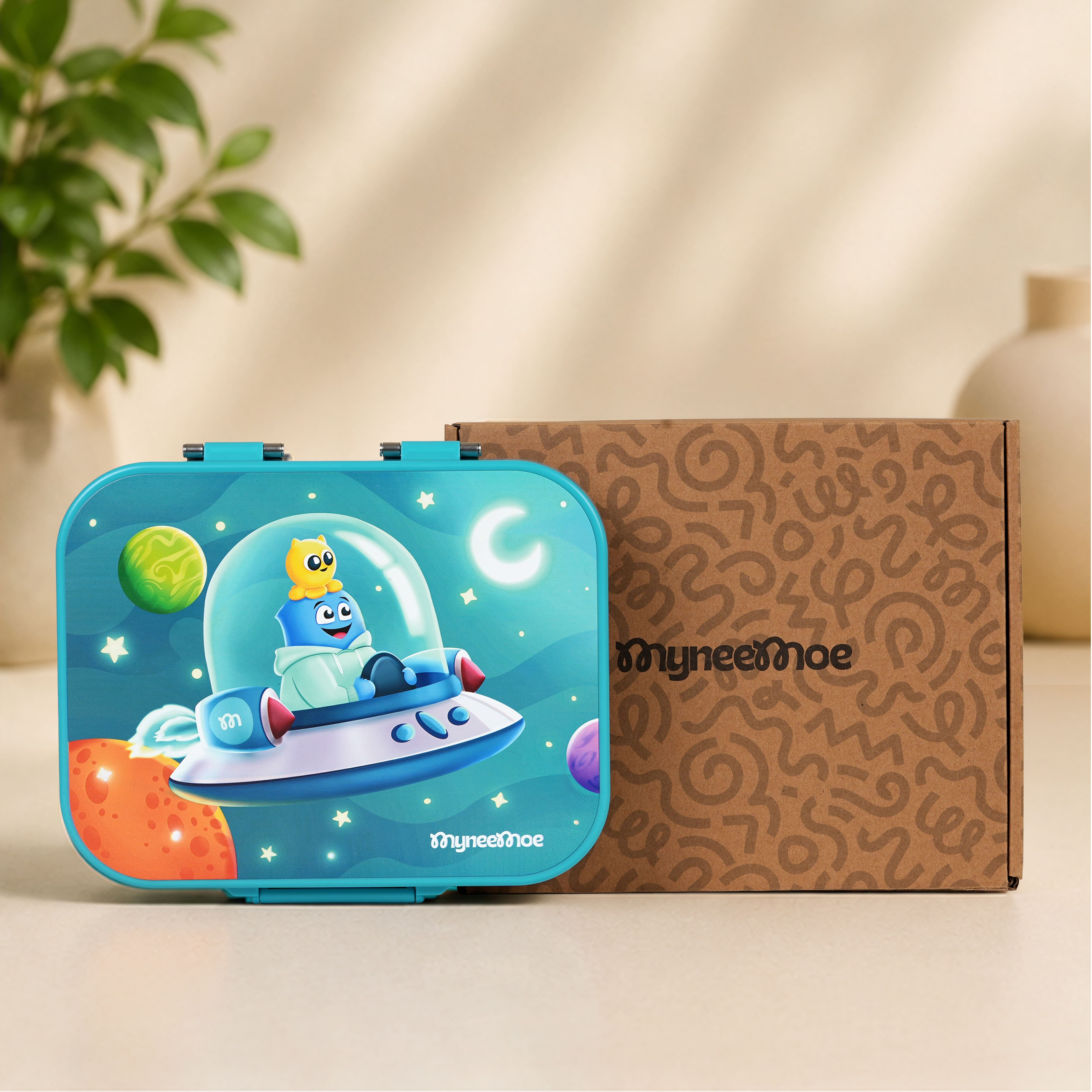 Cubix Stainless Steel Bento Lunch Box - Space Explorer