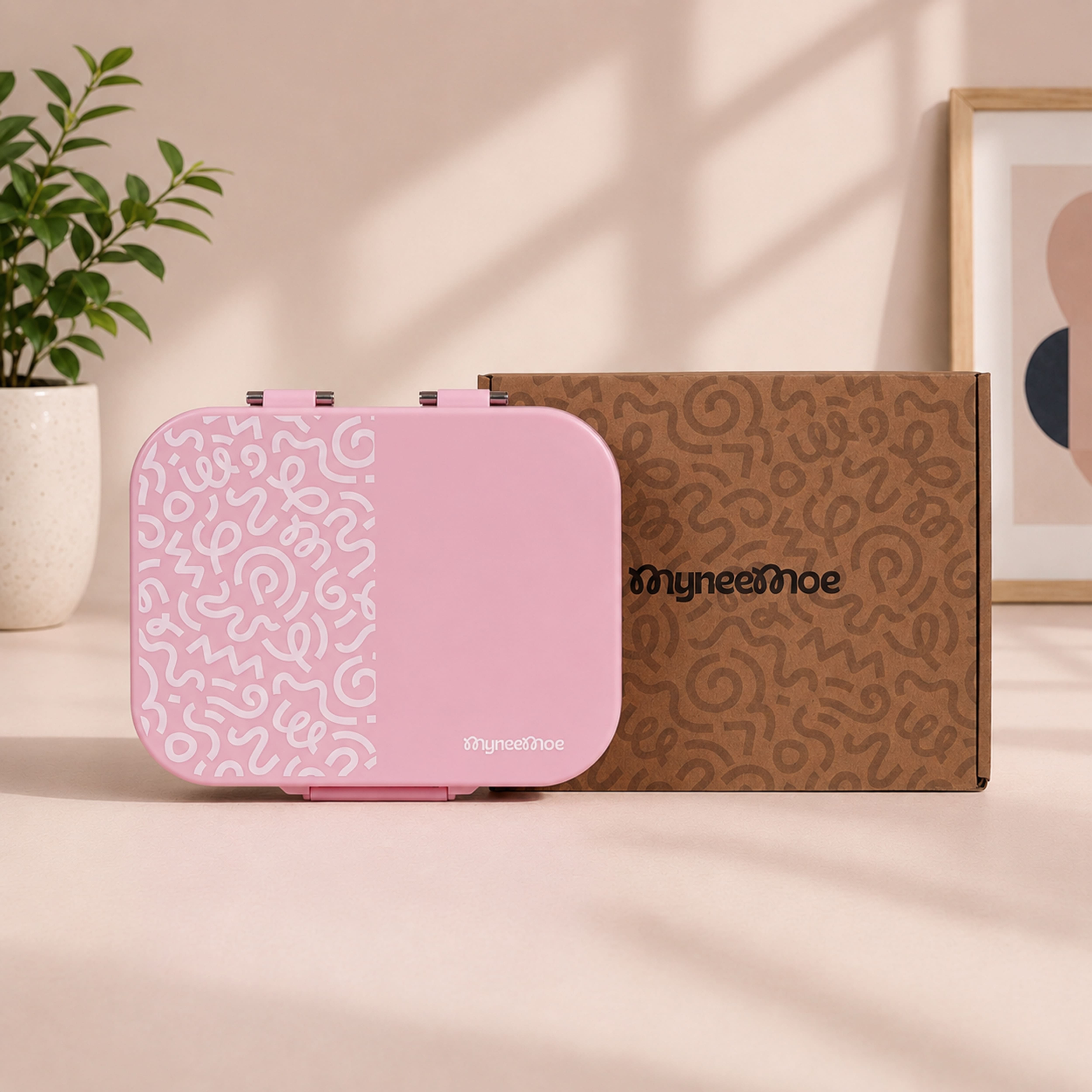 Buy MyneeMoe Cubix Stainless Steel Bento Lunch Box - Abstract - at MyneeMoe Online In India