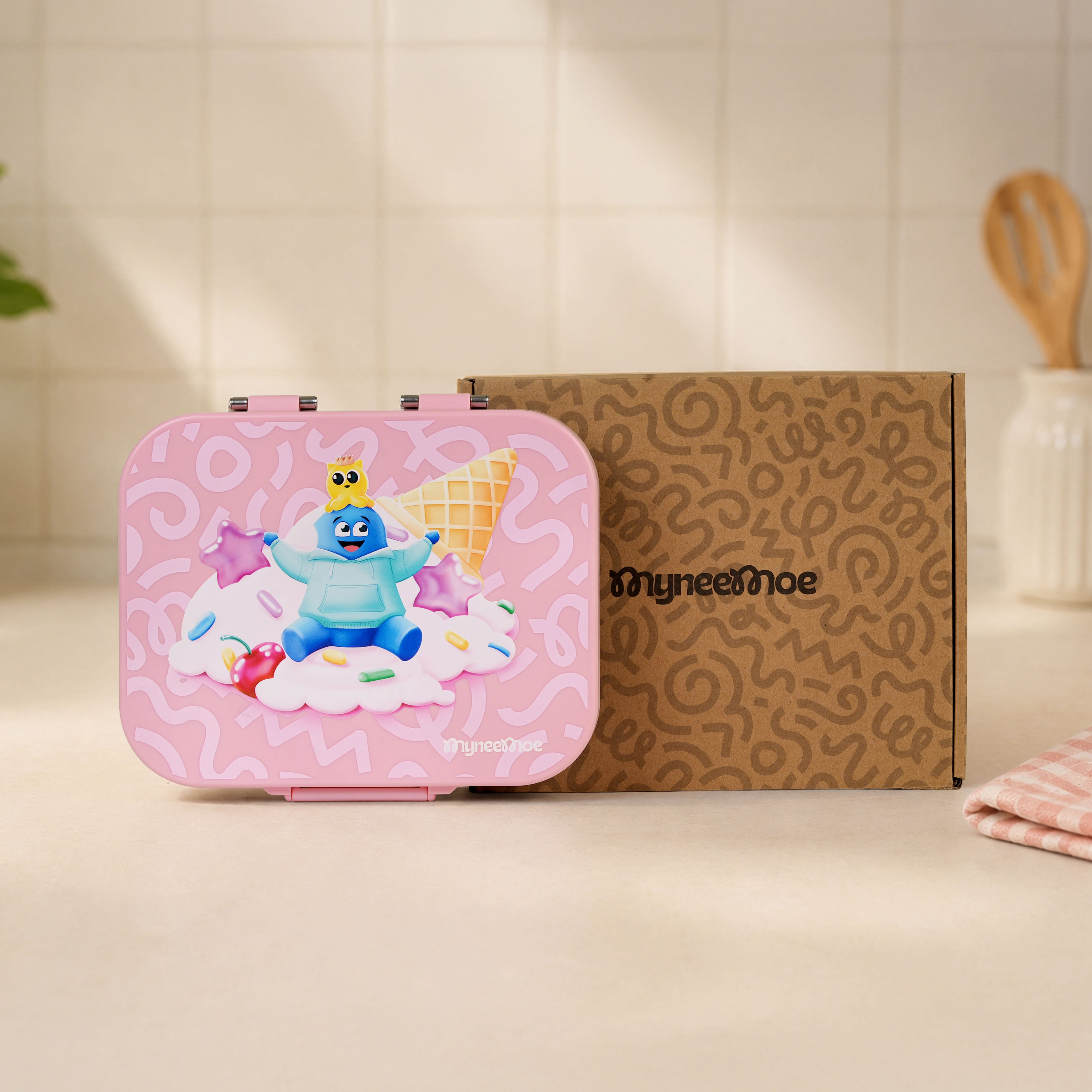 Cubix Stainless Steel Bento Lunch Box - Candy Dream