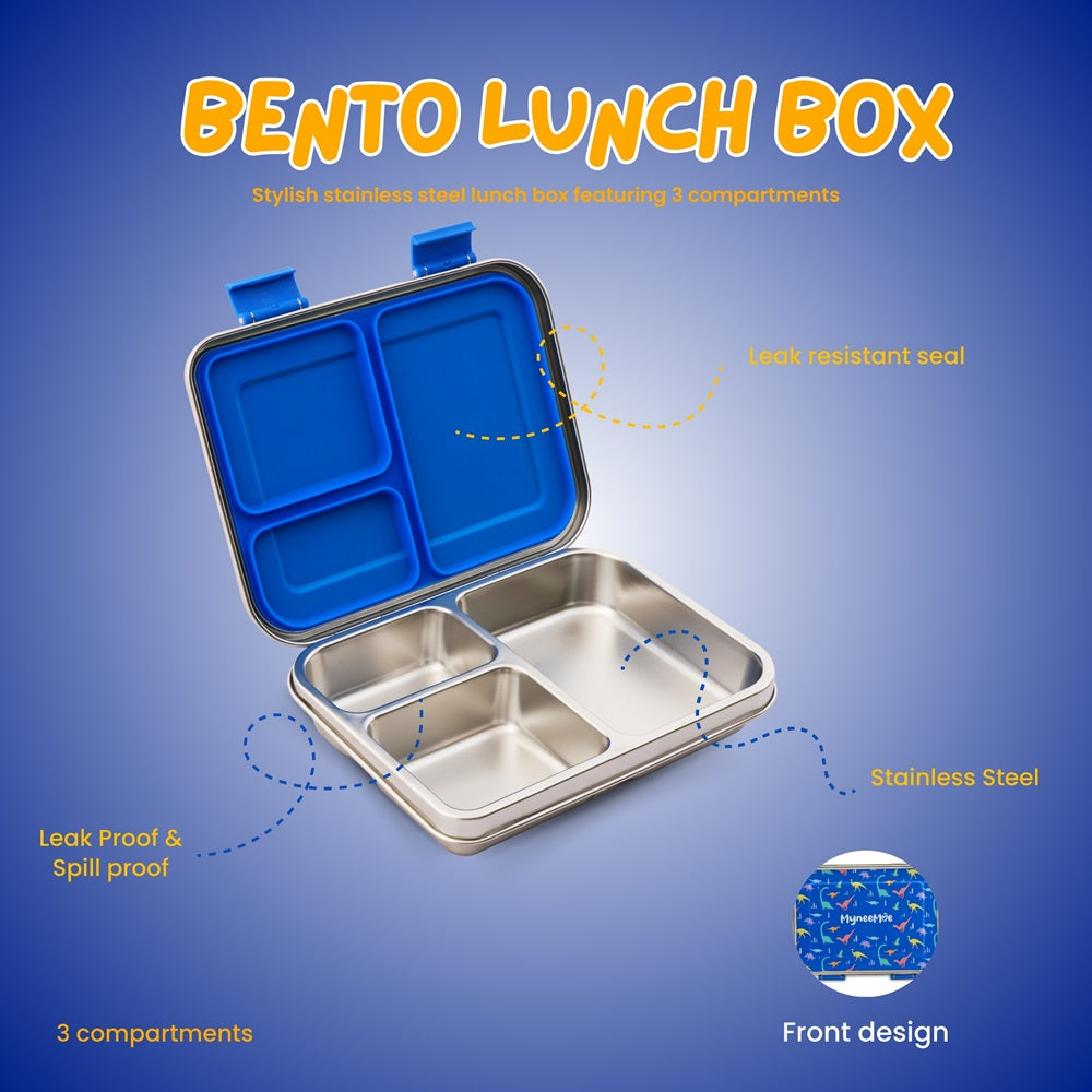 Buy MyneeMoe MyneeMoe Prime Bento Solid – Premium Stainless Steel Lunch Box, Sleek & Sturdy - Lunch Box at MyneeMoe Online In India