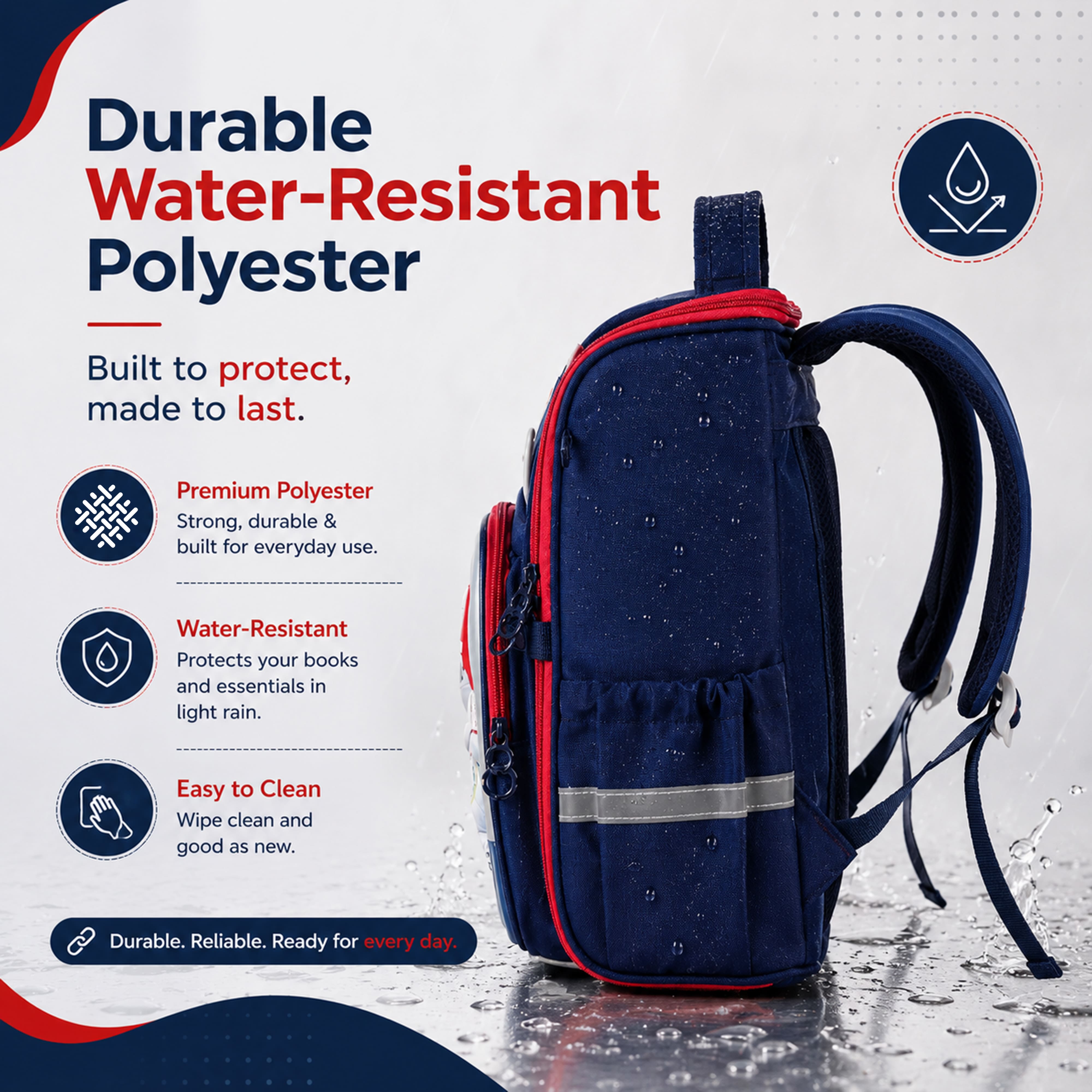 Buy MyneeMoe Young Minds Kids Backpack – Durable, Stylish & Spacious School Bag (Age 4–6Y) - at MyneeMoe Online In India
