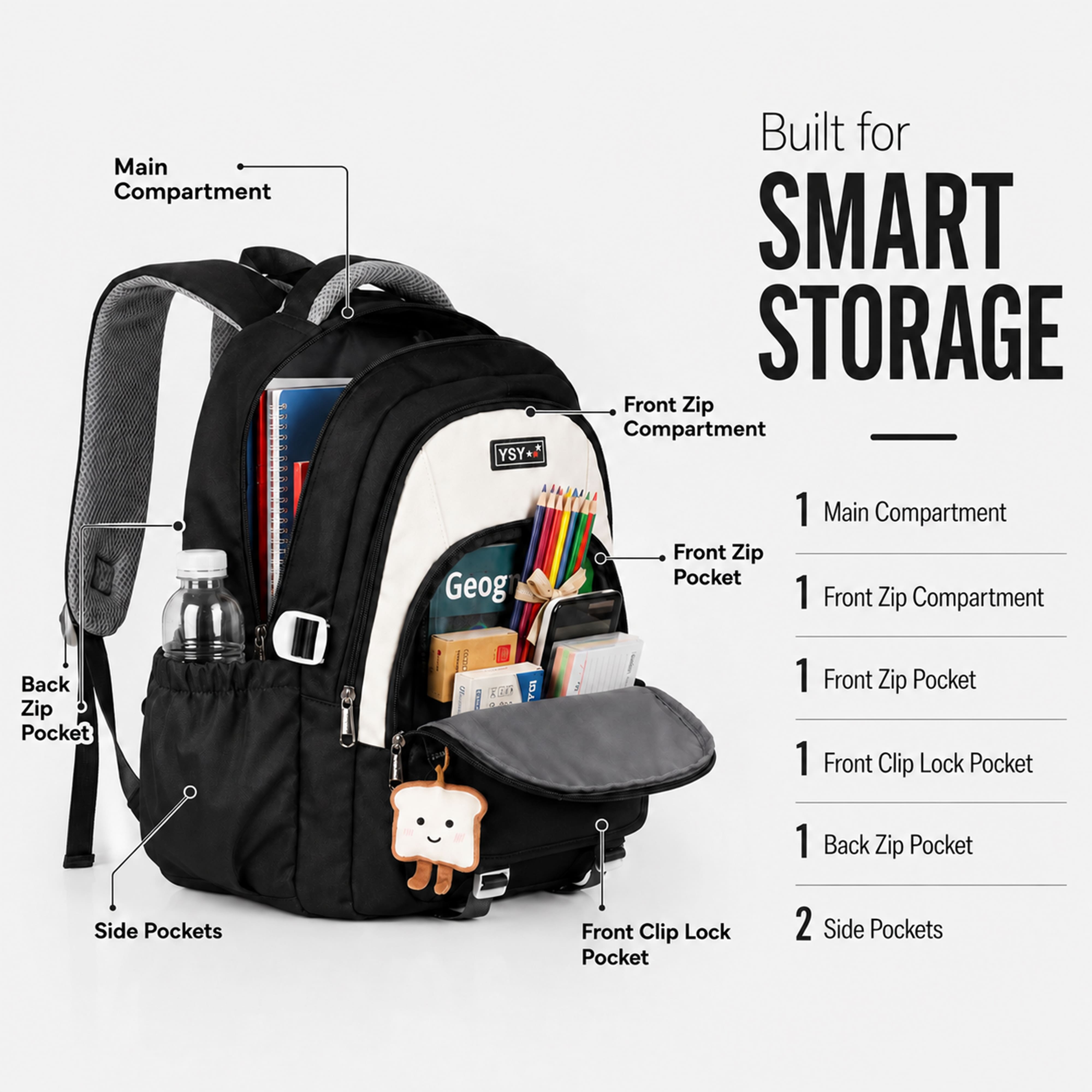 Buy MyneeMoe Sweet Dreams Kids Backpack – Durable, Stylish & Spacious School Bag (Age 9-15Y) - School Bag at MyneeMoe Online In India