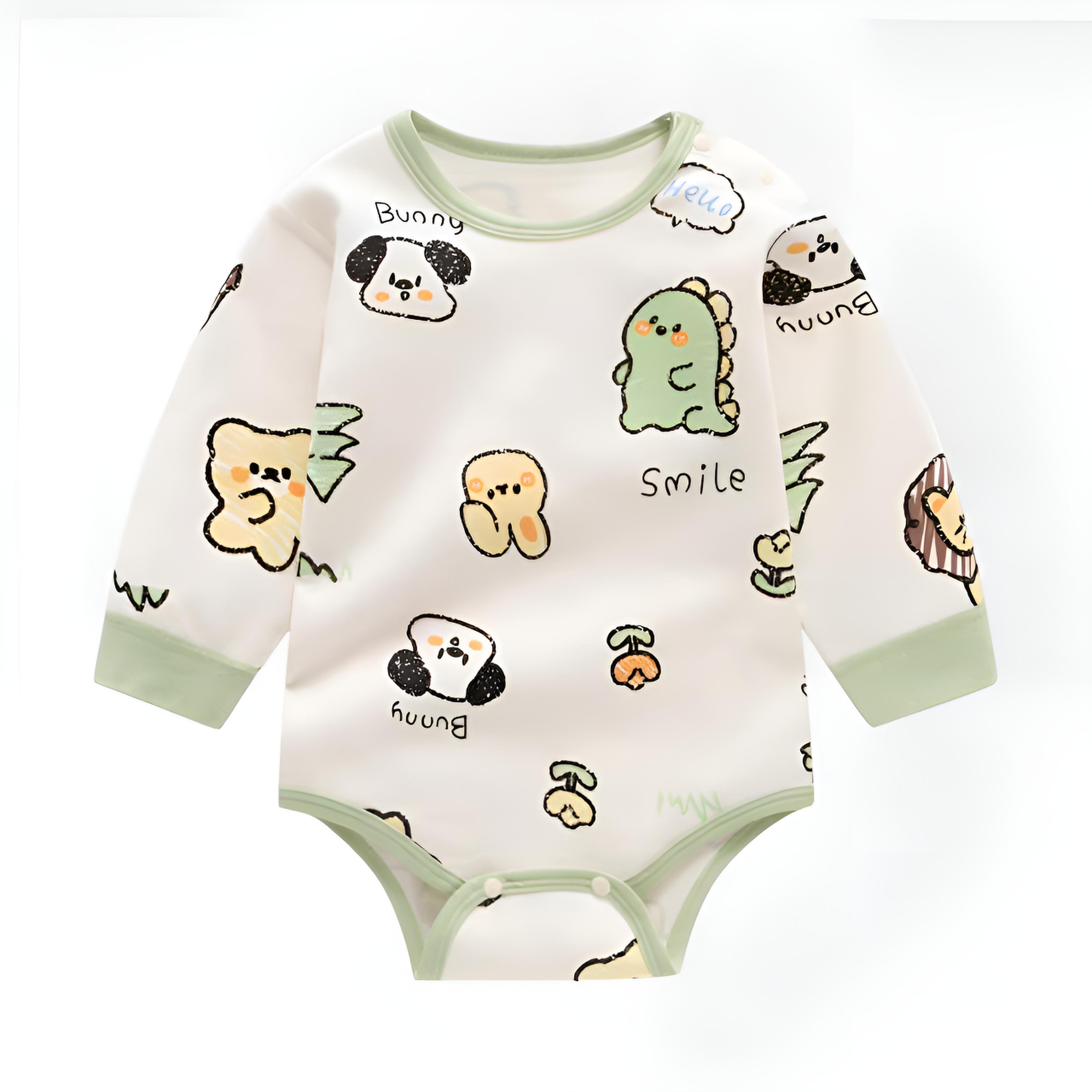 Buy MyneeMoe Happy Dino 10-Piece Baby Clothing Set โ Playful Dinosaur Theme for 6-12 Months - Baby Clothing Set at MyneeMoe Online In India