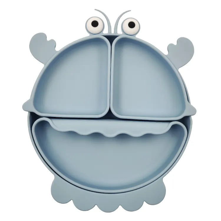 Buy MyneeMoe Crayfish Silicone Feeding Set – Fun, Safe, Anti-Slip Essentials for Baby Mealtime Blue - Baby Feeding Set at MyneeMoe Online In India