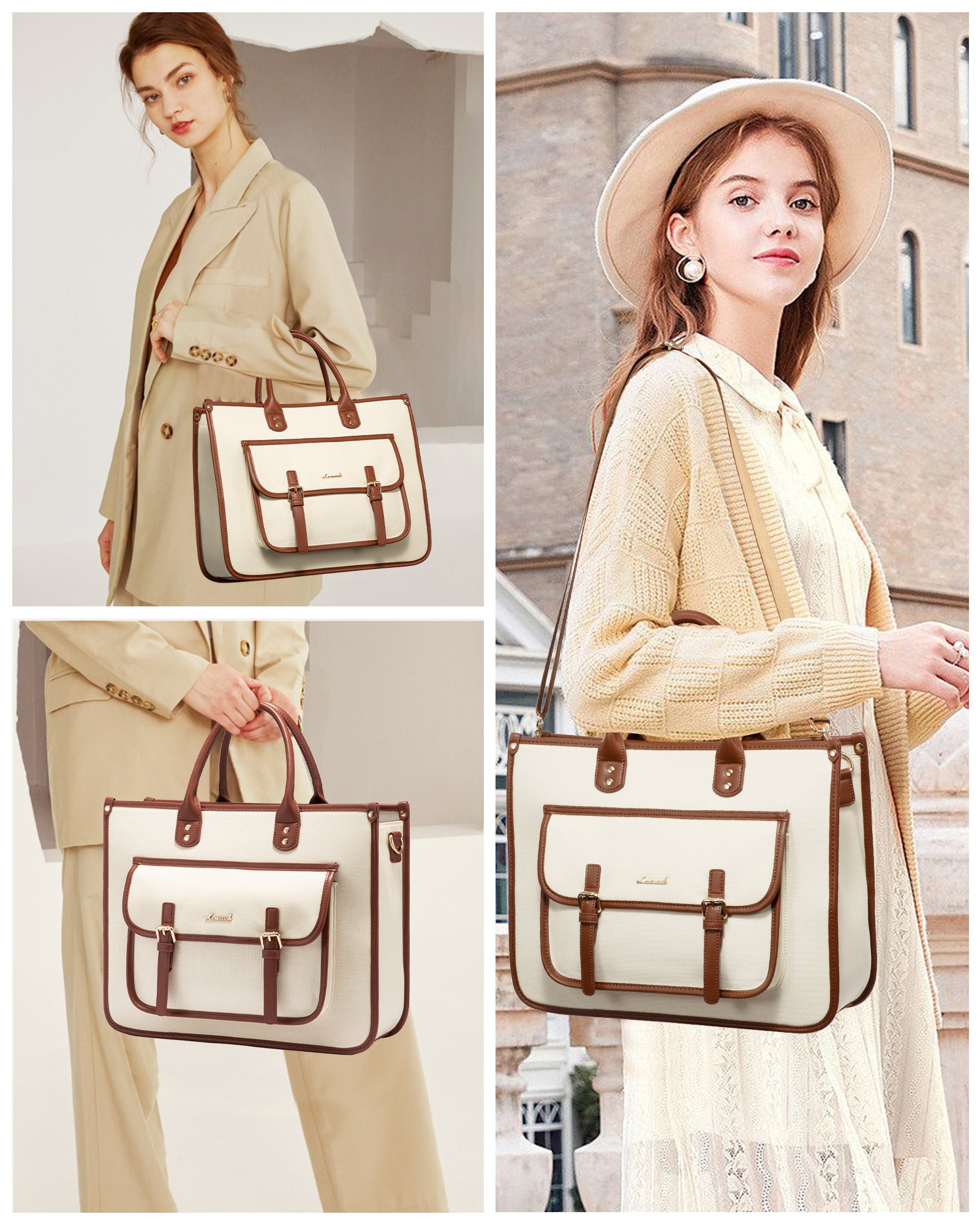Buy MyneeMoe Lovevook Travel Bag Beige - Spacious Weekender with Handy Pockets & Clutch - Travel & Tote Bags at MyneeMoe Online In India
