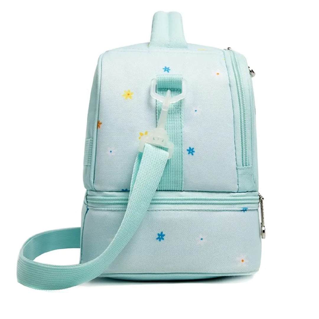 Buy MyneeMoe ChillMate Insulated Lunch Bag – Spacious, Durable & Waterproof With Dual Compartments (Little Daisies) - Lunch Bag at MyneeMoe Online In India