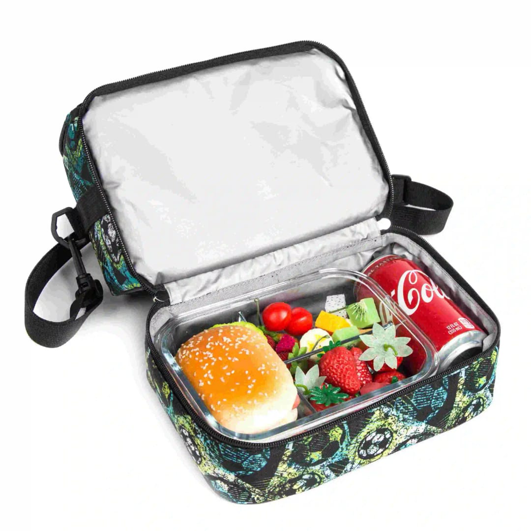 Buy MyneeMoe ChillMate Insulated Lunch Bag – Spacious, Durable & Waterproof With Dual Compartments (Bomber) - Lunch Bag at MyneeMoe Online In India