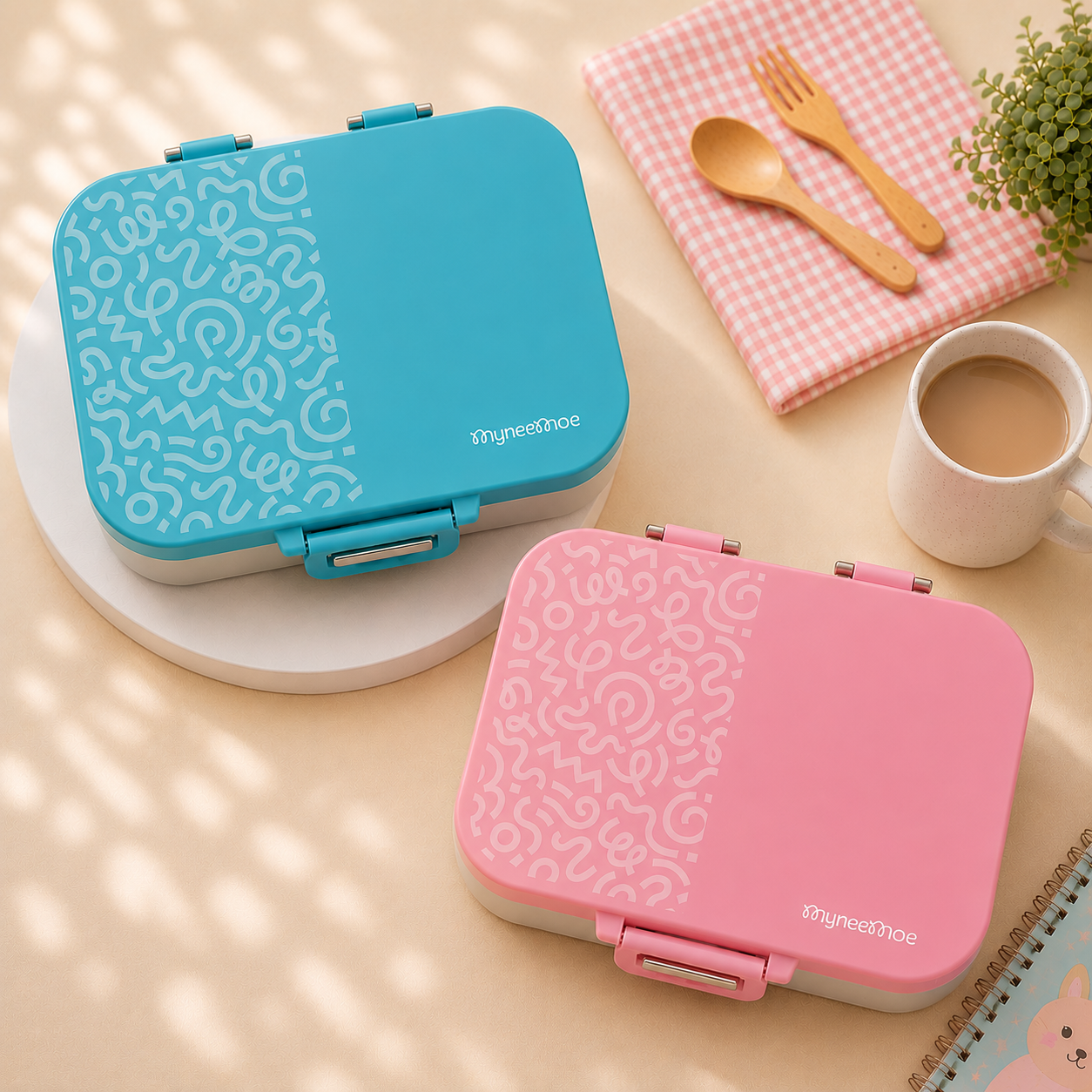 Cubix Stainless Steel Bento Lunch Box - Abstract