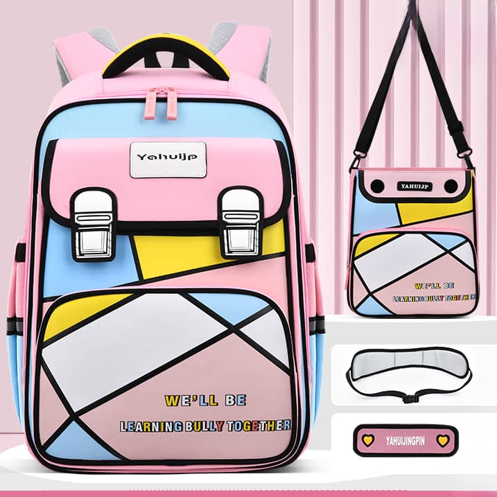 Buy MyneeMoe Split Shift Detachable Elite Backpack - Stylish, Durable, Waterproof School Bag Pink - School Bag at MyneeMoe Online In India
