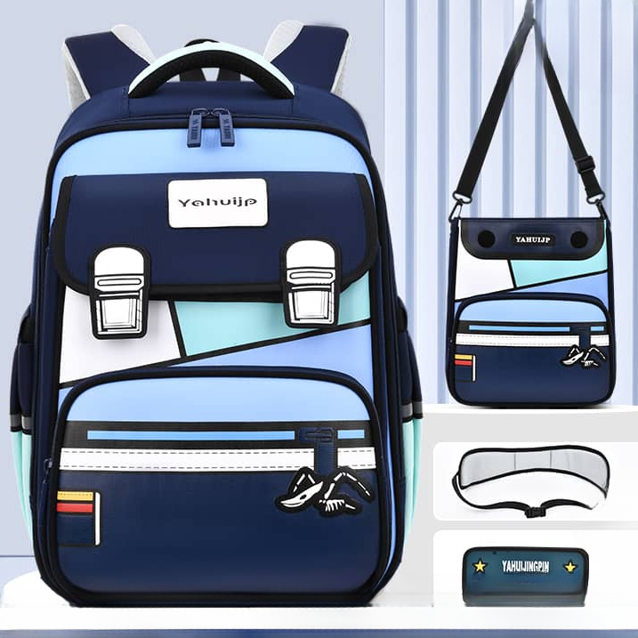 Buy MyneeMoe Split Shift Detachable Elite Backpack - Stylish, Durable, Waterproof School Bag Blue - School Bag at MyneeMoe Online In India