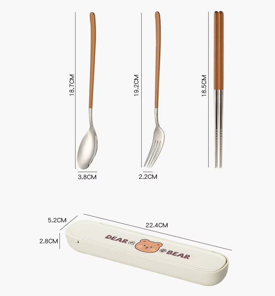 Buy MyneeMoe Classic Stainless Steel Cutlery Set - Spoon, Fork & Chopsticks for Daily Meals - Cutlery Set at MyneeMoe Online In India