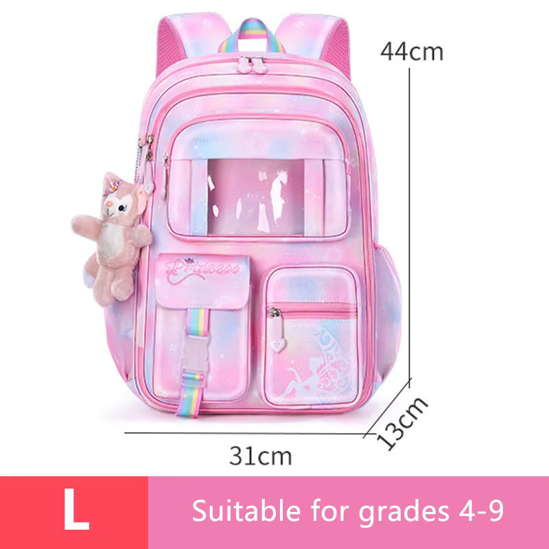 Buy MyneeMoe Cotton Candy Elite Girls Backpack – Durable, Stylish & Spacious School Bag (Blue) - School Bag at MyneeMoe Online In India
