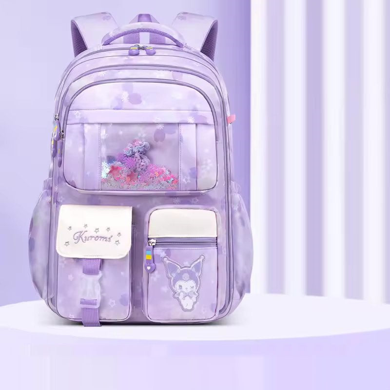 Buy MyneeMoe Book Bounder Elite School Backpack - Stylish, Durable, Spacious, Waterproof Kids Bag Purple - School Bag at MyneeMoe Online In India