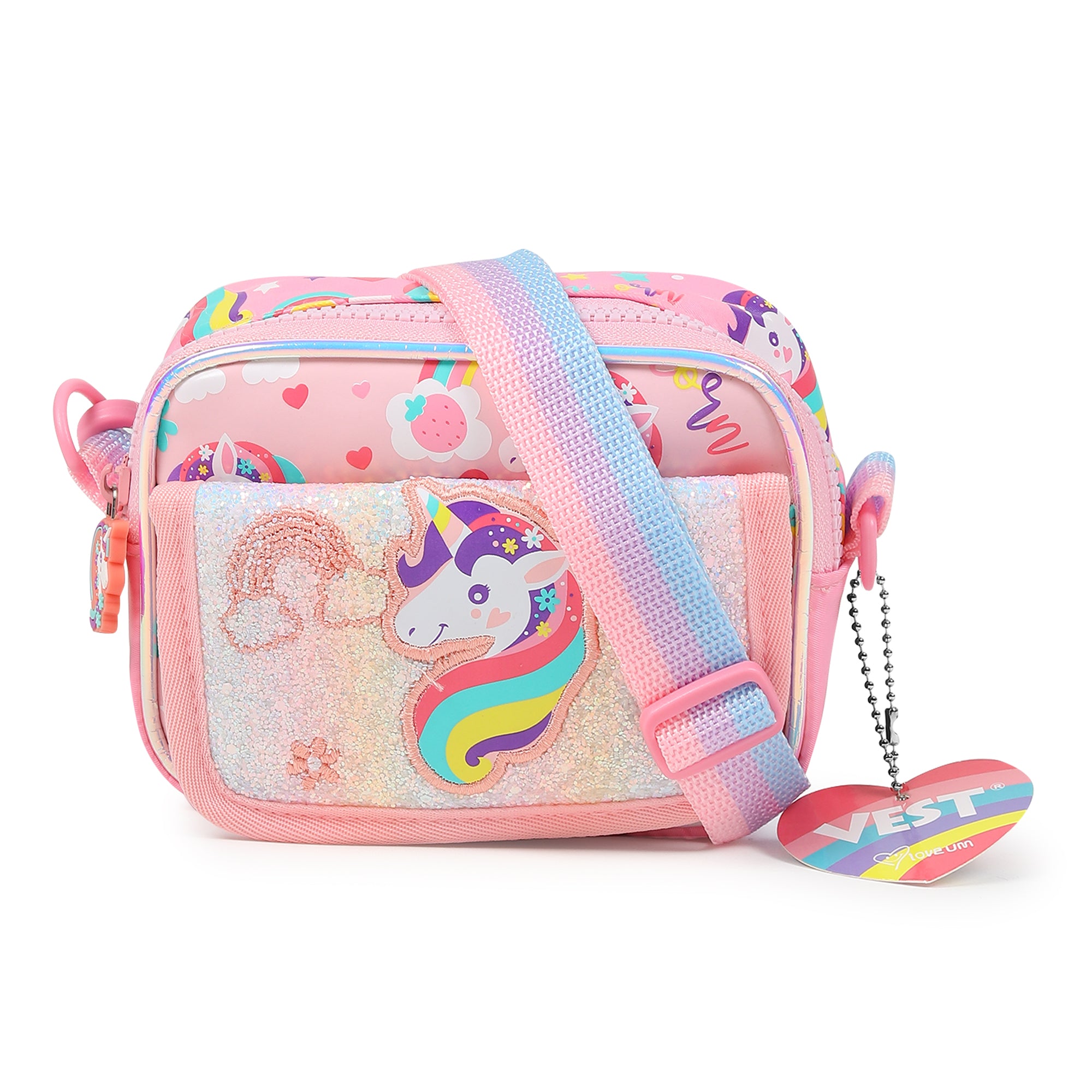 Buy MyneeMoe Vest Luxe Kids Sling Bag Stylish & Durable Mini Backpack for Play & Travel Unicorn - Sling Bag at MyneeMoe Online In India