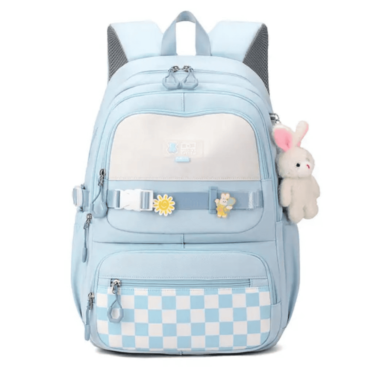 Buy MyneeMoe Sweet Pastel Girls Backpack – Durable, Stylish & Spacious School Bag (Age 9-15Y) Sky Blue - School Bag at MyneeMoe Online In India