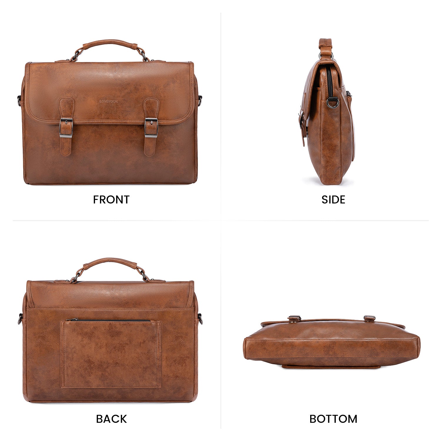 Buy MyneeMoe Lovevook Women's Laptop Bag Brown - Spacious and Stylish Work Tote - Laptop Bag at MyneeMoe Online In India