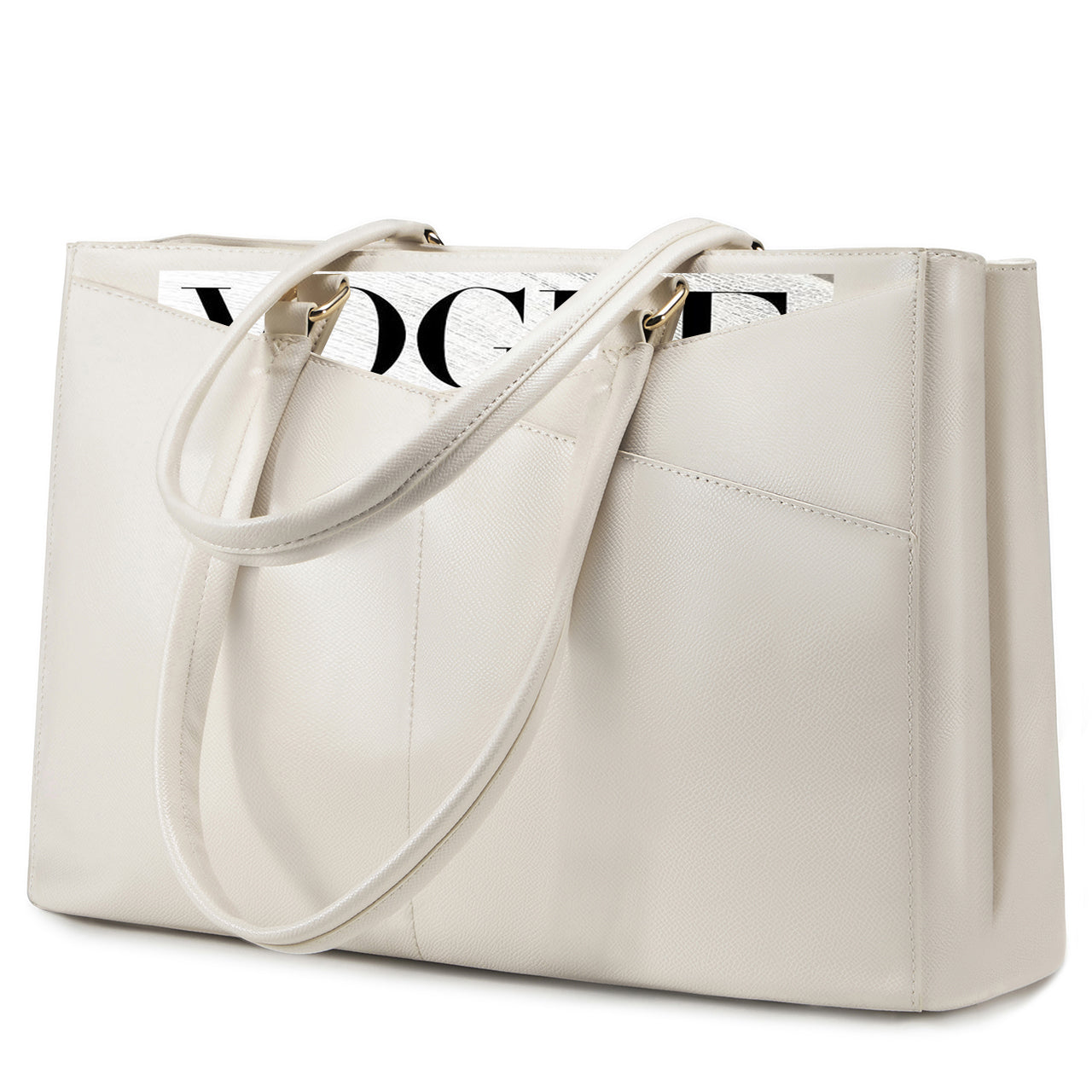 Buy MyneeMoe Lovevook Women's Versatile Laptop Tote & Handbag Alabaster - Perfect for Work and Travel Alabaster - Laptop Bag at MyneeMoe Online In India