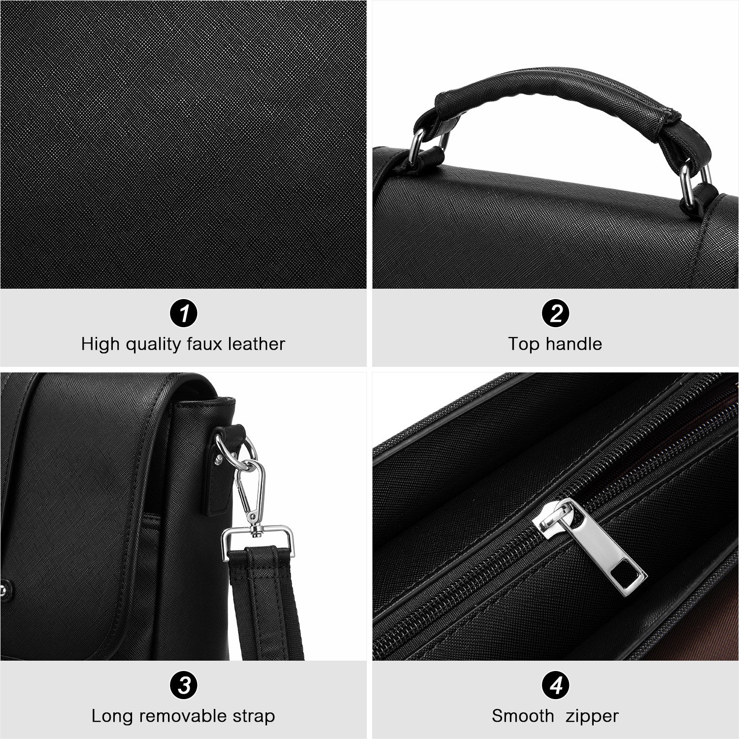 Buy MyneeMoe Lovevook Women's Laptop Bag Black - Sleek and Functional Work Bag with Multiple Pockets - Laptop Bag at MyneeMoe Online In India