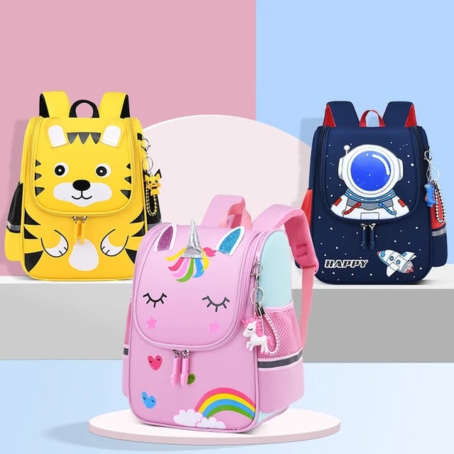Buy MyneeMoe Little Learner Kindergarten School Bag - Comfortable, Lightweight, Spacious, Fun Design - Kids School Bag at MyneeMoe Online In India