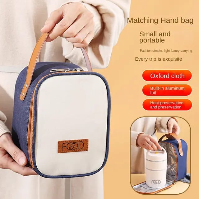 Buy MyneeMoe 2 Compartment Vertical Lunch Box with Insulated Lunch Bag - Insulated Lunch Bag Box at MyneeMoe Online In India