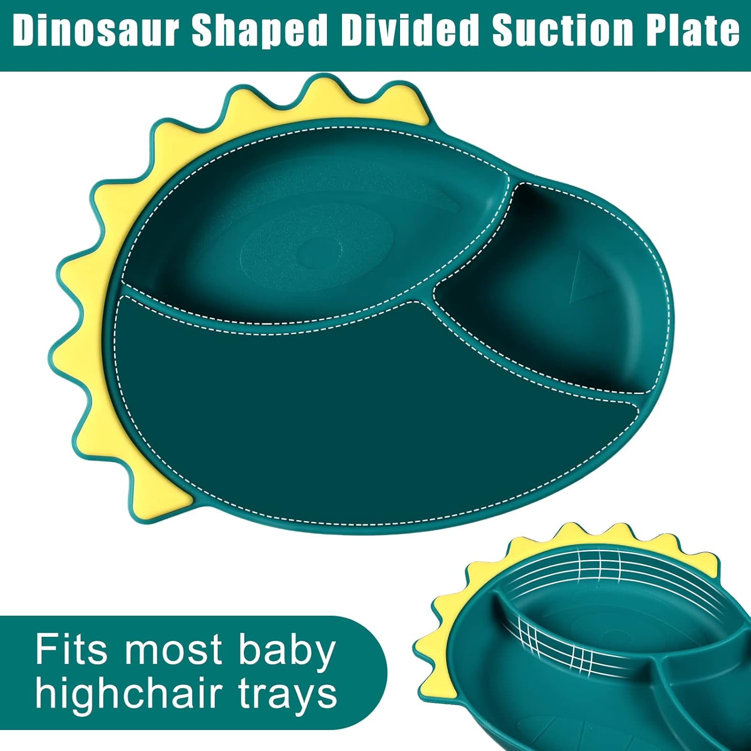 Buy MyneeMoe Dino Feeding Set – BPA-Free, Easy-Suction for Toddlers’ Self-Feeding - Baby Feeding Set at MyneeMoe Online In India
