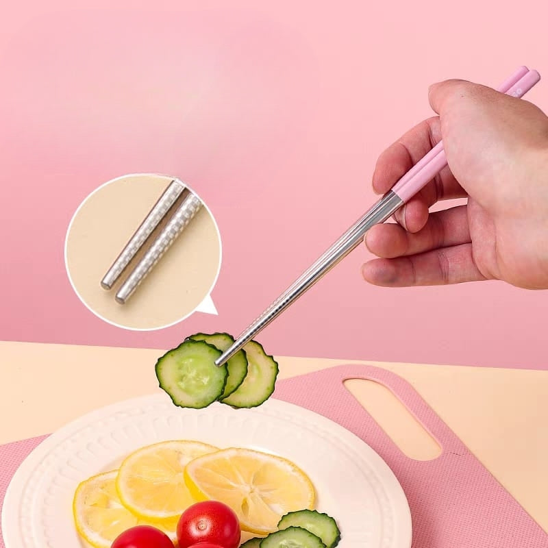 Buy MyneeMoe Disney Latso & Mickey Theme Stainless Steel Cutlery Set – Spoon, Fork & Chopsticks - Cutlery Set at MyneeMoe Online In India