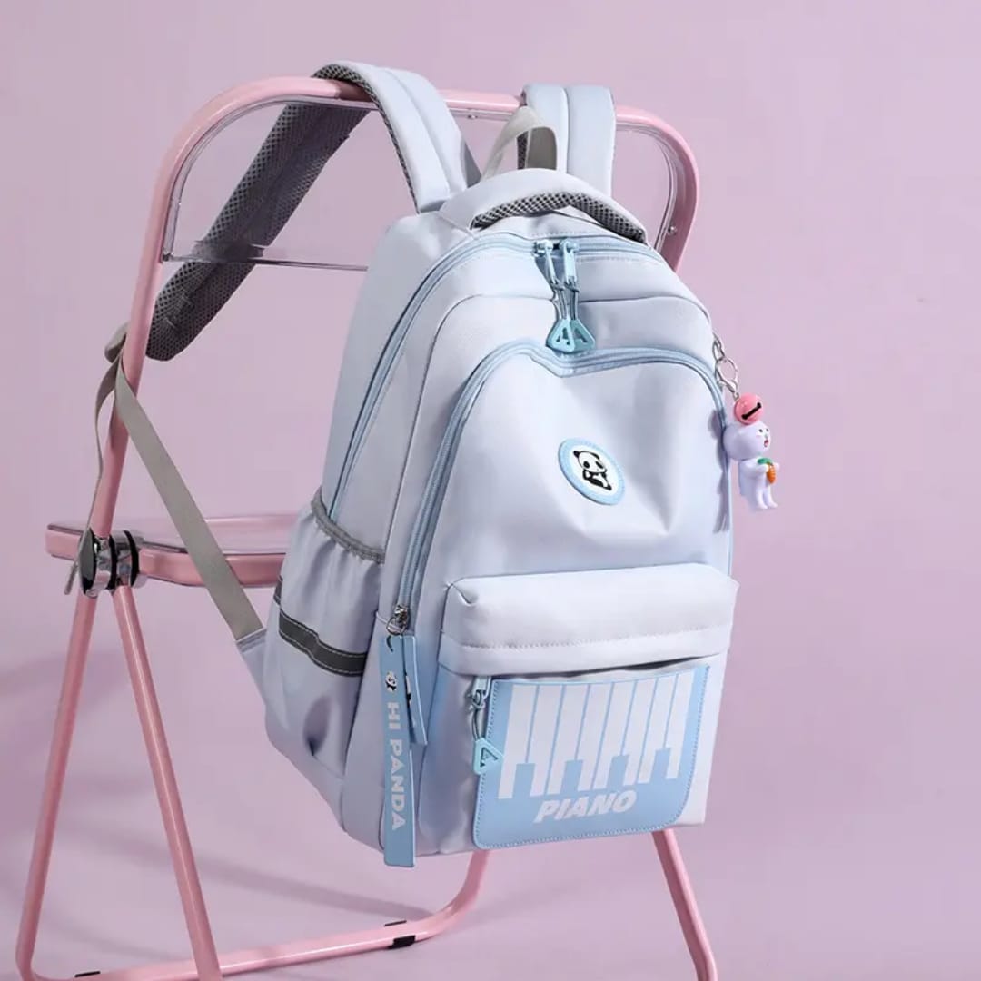 Buy MyneeMoe Hi Panda Piano Backpack - Cool, Spacious & Lightweight School Bag - School Bag at MyneeMoe Online In India