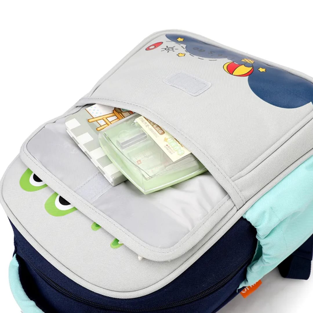 Buy MyneeMoe Cute Crocodile Kids Backpack – Lightweight & Comfortable Kindergarten Bag (Age 3-4Y) - School Bag at MyneeMoe Online In India