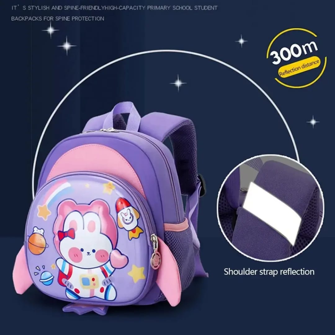 Buy MyneeMoe Fuzzy Bear Print Kindergarten Backpack for Little Explorers - School Bag at MyneeMoe Online In India
