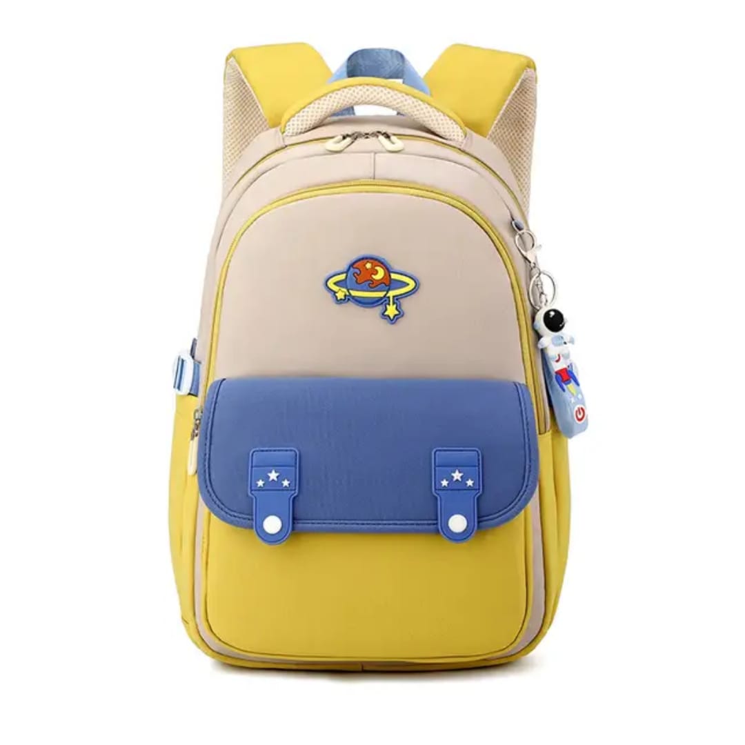 Buy MyneeMoe Space Explorer School Bag – Spacious, Lightweight & Durable Yellow - School Bag at MyneeMoe Online In India