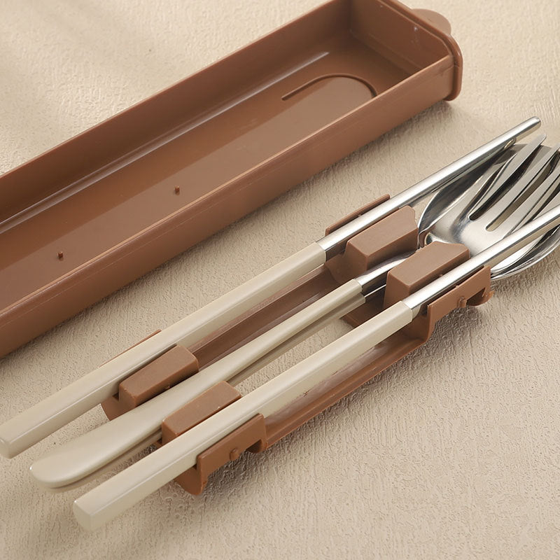 Buy MyneeMoe BEERUS Cartoon Forest 3-Piece Cutlery Set – Spoon, Fork & Chopsticks with Cute Case - Cutlery Set at MyneeMoe Online In India