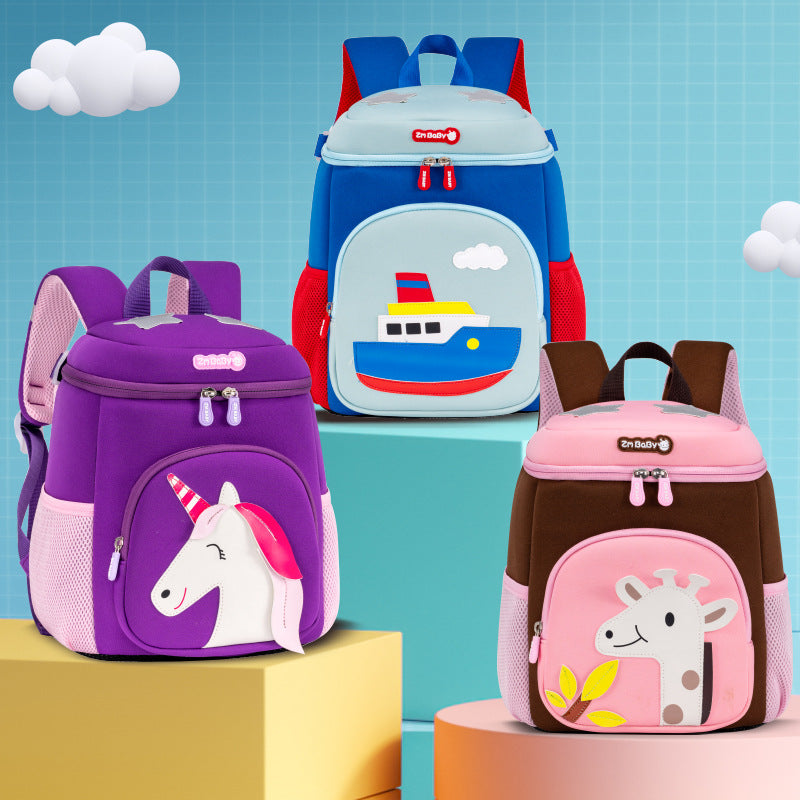 Buy MyneeMoe Happy Tails Kids Backpack – Lightweight, Soft & Cute for Preschoolers - School Bag at MyneeMoe Online In India