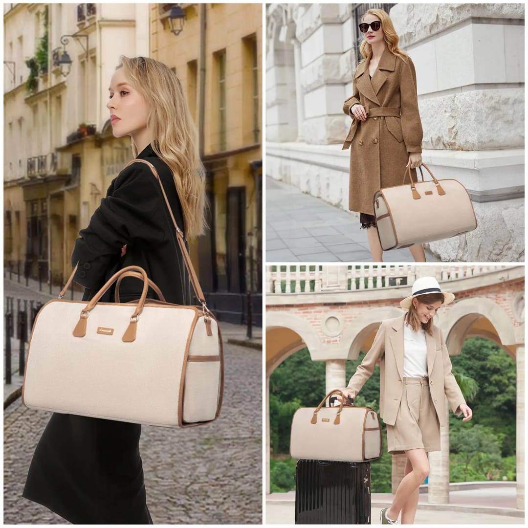 Buy MyneeMoe Lovevook 3 in 1 Garment Duffel Bag | Convertible Carry-On Hanging Suit Travel Bag (Apricot) - Travel & Tote Bags at MyneeMoe Online In India