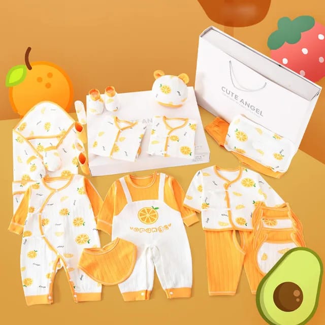 Buy MyneeMoe CuddleNest 24 Piece Newborn Gift Set ā Ideal Baby Shower Presents for Boys & Girls - Baby Clothing Set at MyneeMoe Online In India