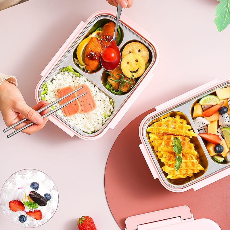 Buy MyneeMoe Space Themed Kids Stainless Steel Lunch Box with Insulated Bag & Cutlery Set - Kids Lunch Box at MyneeMoe Online In India