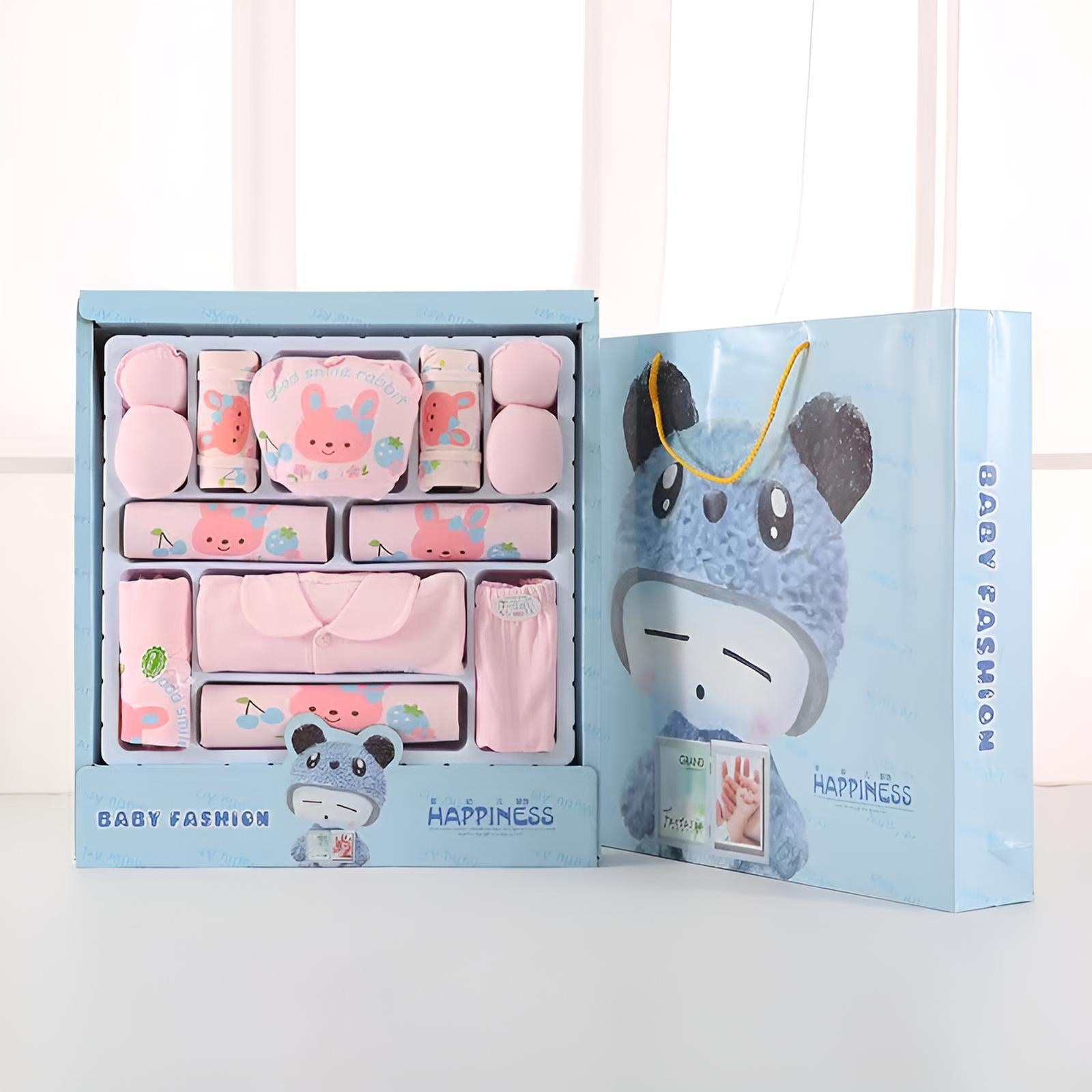 Buy MyneeMoe Baby Fashion Premium 16 PCs Newborn Baby Gift Set โ Perfect for Baby Boys & Girls Pink - Baby Clothing Set at MyneeMoe Online In India