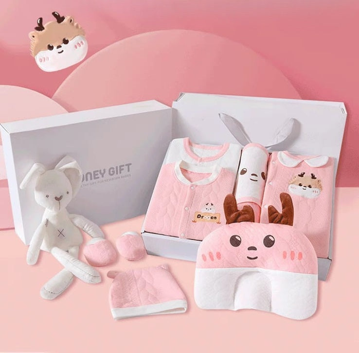 Buy MyneeMoe Bundle of Joy 19 Piece Newborn Gift Set โ Ultimate Baby Shower Essentials - Baby Clothing Set at MyneeMoe Online In India