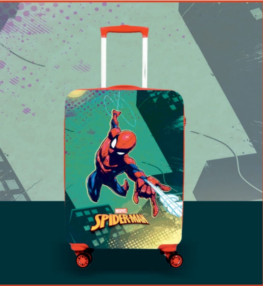 Marvel Spider-Man Kids Trolley Bags for Travel – Stylish Rolling Luggage for Young Heroes