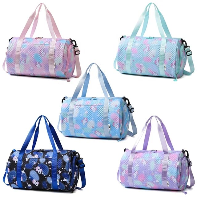 Buy MyneeMoe Duffle Bag – Gym, Sports, Travel Bag with Shoe & Wet Clothes Compartments, Perfect for Dance, Swimming, Sleepovers - Duffle Bag at MyneeMoe Online In India