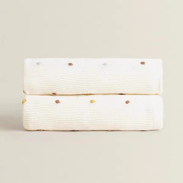 Buy MyneeMoe Ultra-Soft Knitted Baby Blanket - 100% Cotton, Silky Smooth & Gentle on Skin - Baby Blanket at MyneeMoe Online In India