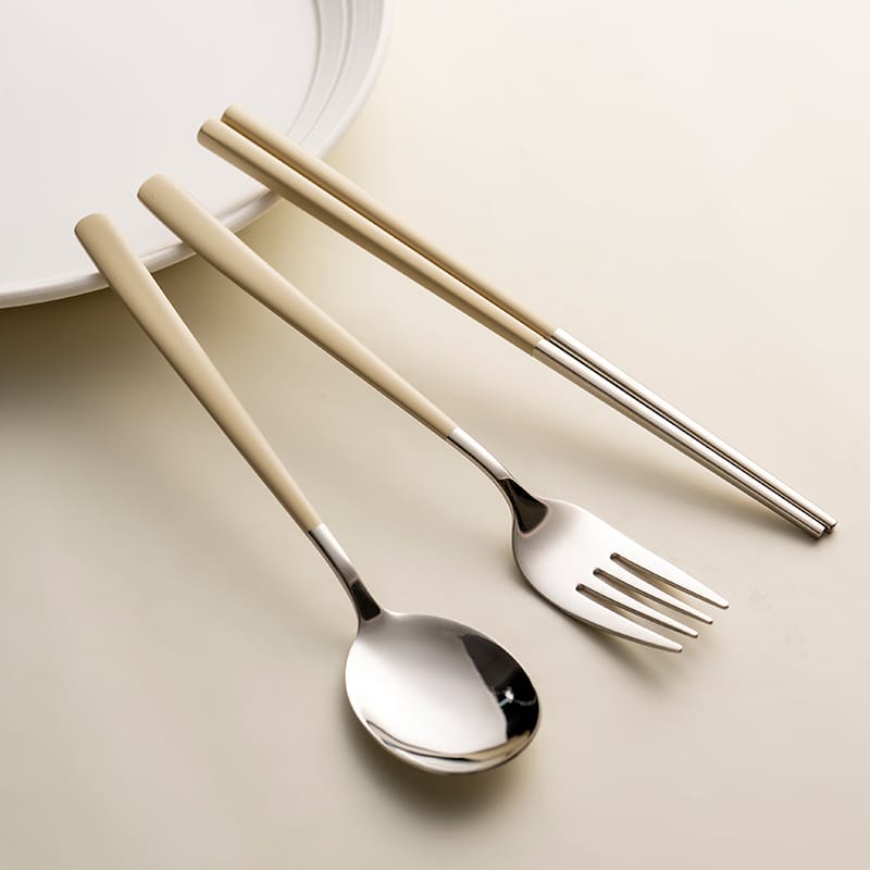 Buy MyneeMoe BEERUS Cartoon Forest 3-Piece Cutlery Set – Spoon, Fork & Chopsticks with Cute Case - Cutlery Set at MyneeMoe Online In India